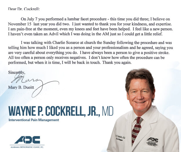 Cockrell Patient Testimonial