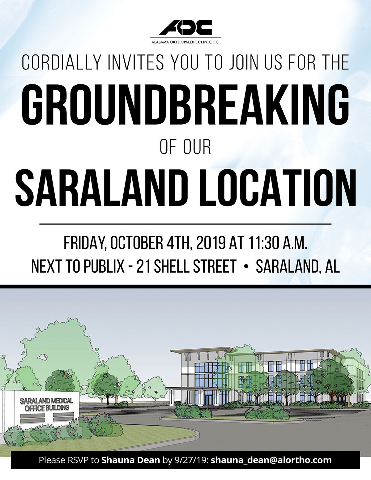 AOC Saraland Clinic Groundbreaking